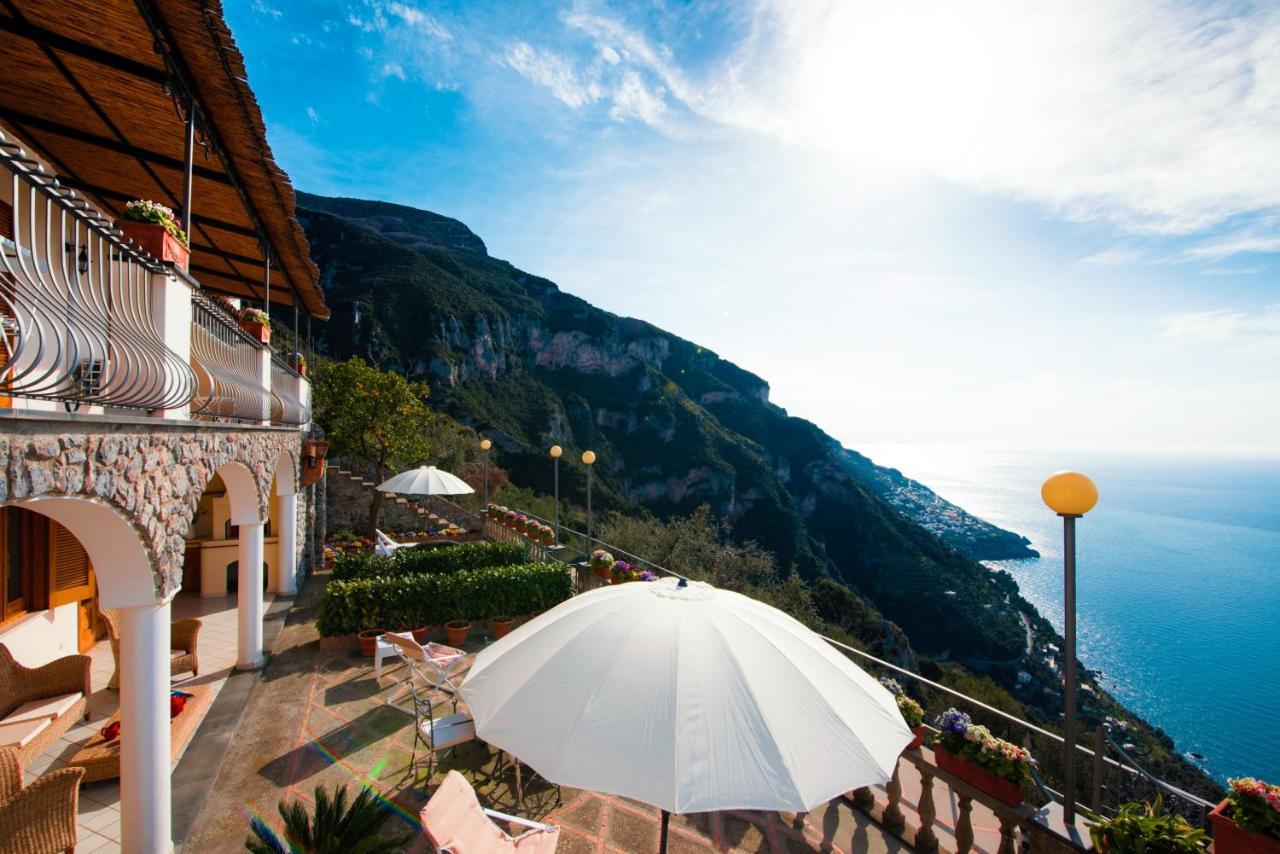 Villa Savina - Elegant Family Villa Overlooks Amalfi Coast - Positano Bagian luar foto